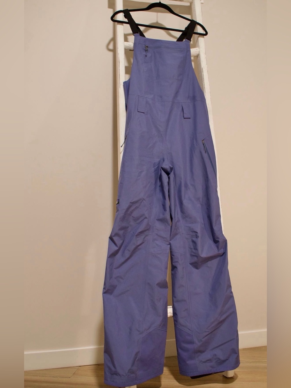 Patagonia Lavender Wide-Leg Snow Bib Pants